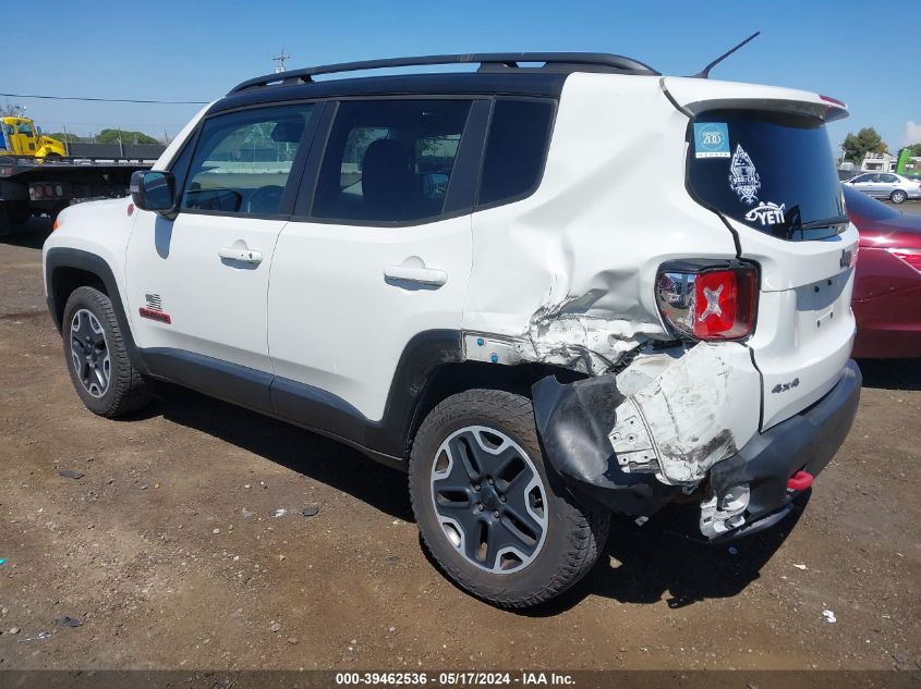 2016 Jeep Renegade Trailhawk VIN: ZACCJBCT2GPC55894 Lot: 39462536