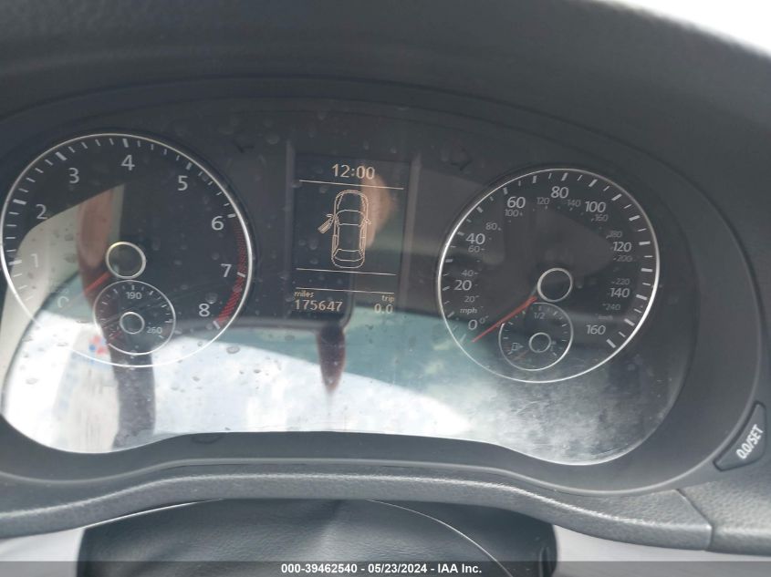 2012 Volkswagen Passat 2.5L Se VIN: 1VWBH7A3XCC084461 Lot: 39462540