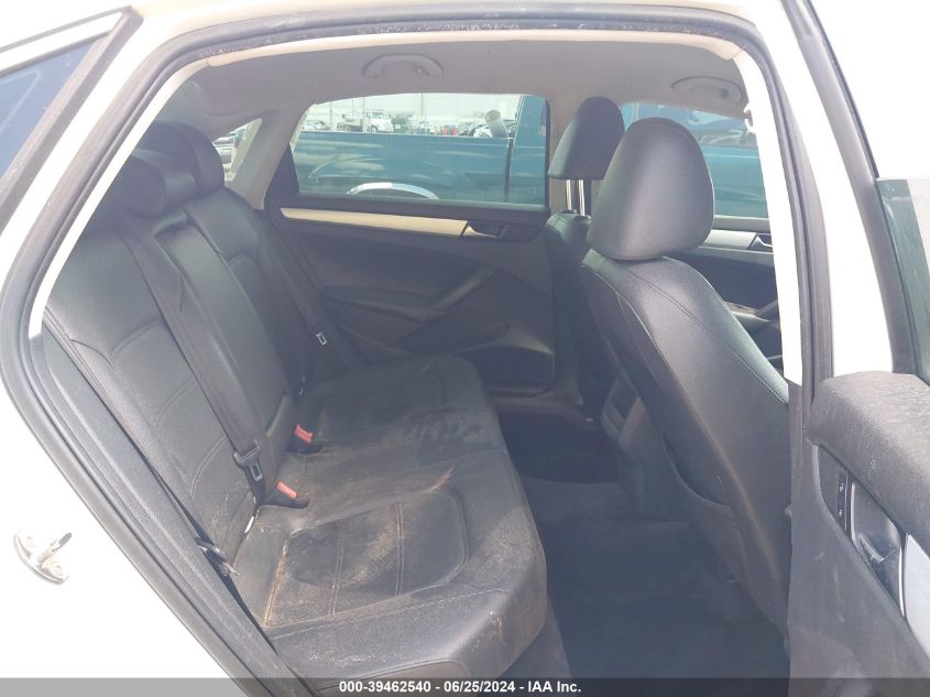 2012 Volkswagen Passat 2.5L Se VIN: 1VWBH7A3XCC084461 Lot: 39462540