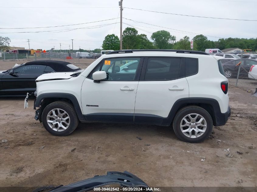 2017 Jeep Renegade Latitude 4X4 VIN: ZACCJBBB8HPG61043 Lot: 39462542