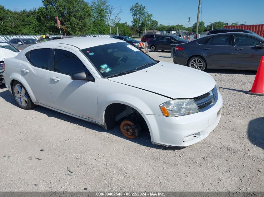 2014 Dodge Avenger Se VIN: 1C3CDZAB8EN129706 Lot: 39462545