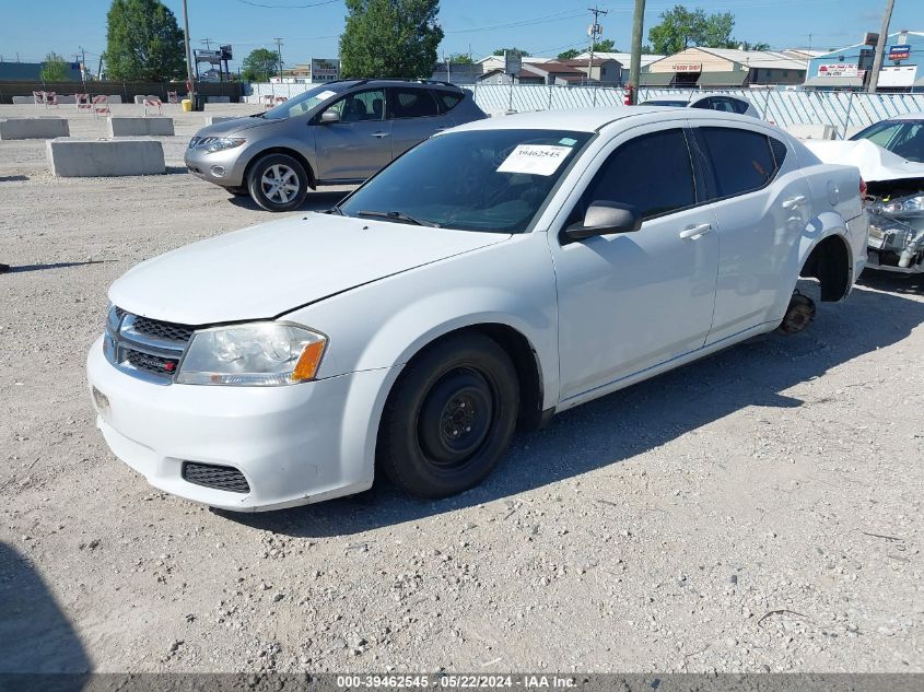 2014 Dodge Avenger Se VIN: 1C3CDZAB8EN129706 Lot: 39462545