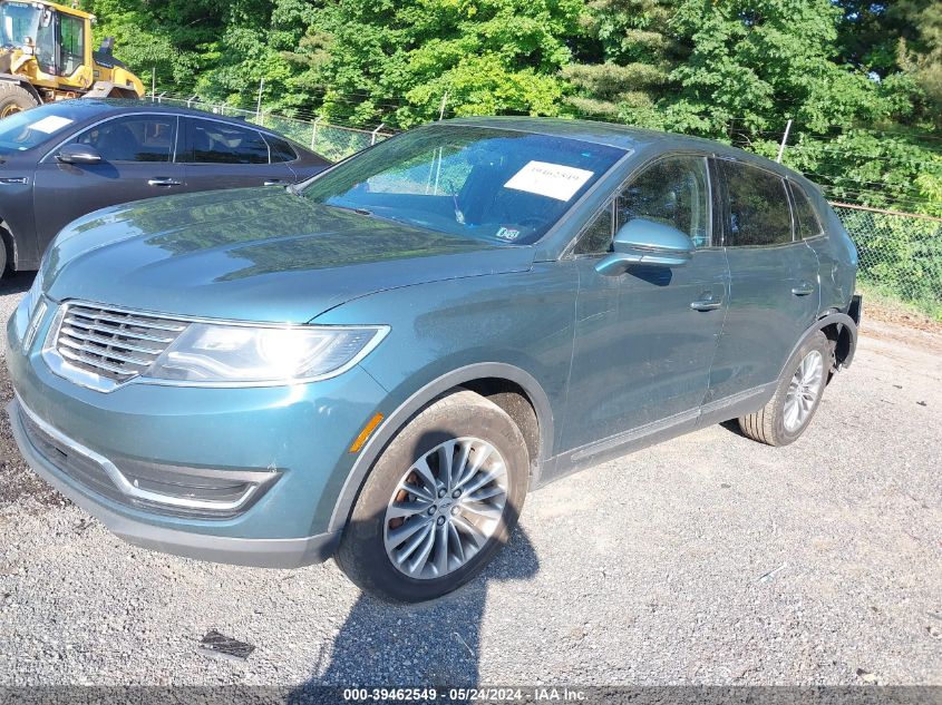 2016 Lincoln Mkx Select VIN: 2LMTJ8KR6GBL24339 Lot: 39462549