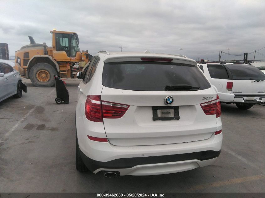 2016 BMW X3 xDrive28D VIN: 5UXWY3C58G0N87648 Lot: 39462630