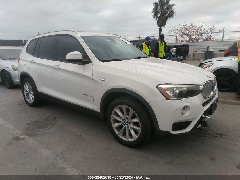 2016 BMW X3 xDrive28D VIN: 5UXWY3C58G0N87648 Lot: 39462630