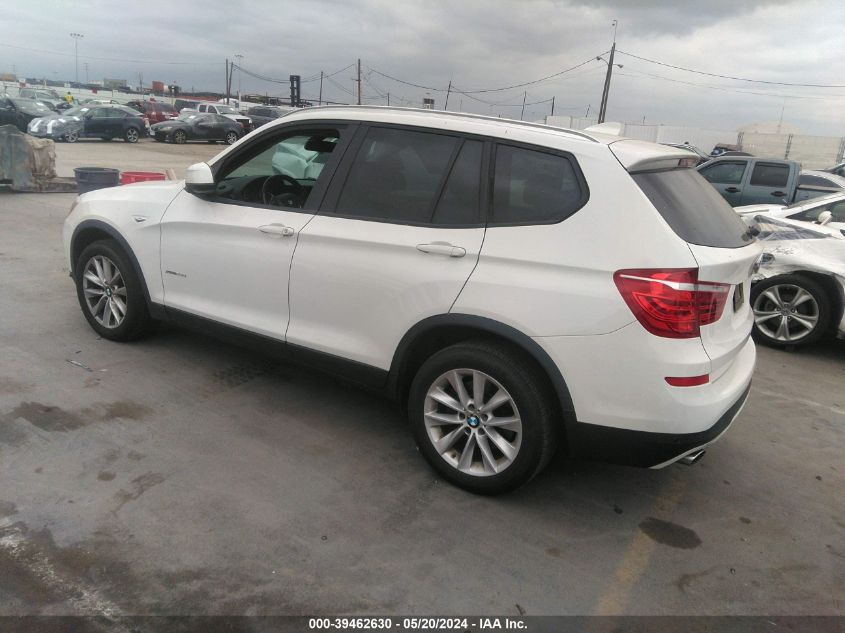 2016 BMW X3 xDrive28D VIN: 5UXWY3C58G0N87648 Lot: 39462630