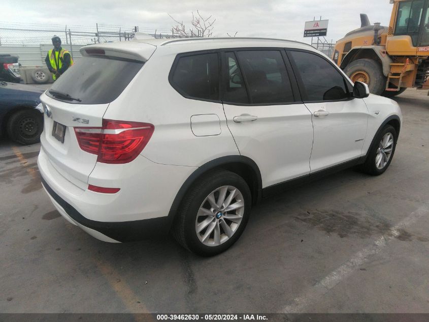 2016 BMW X3 xDrive28D VIN: 5UXWY3C58G0N87648 Lot: 39462630