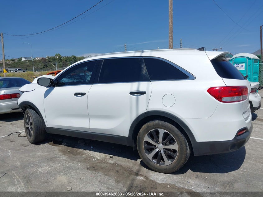 2018 Kia Sorento 3.3L Ex VIN: 5XYPH4A59JG396160 Lot: 39462633