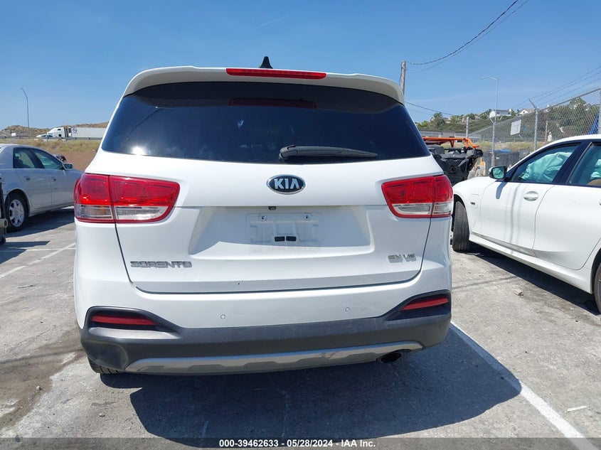2018 Kia Sorento 3.3L Ex VIN: 5XYPH4A59JG396160 Lot: 39462633