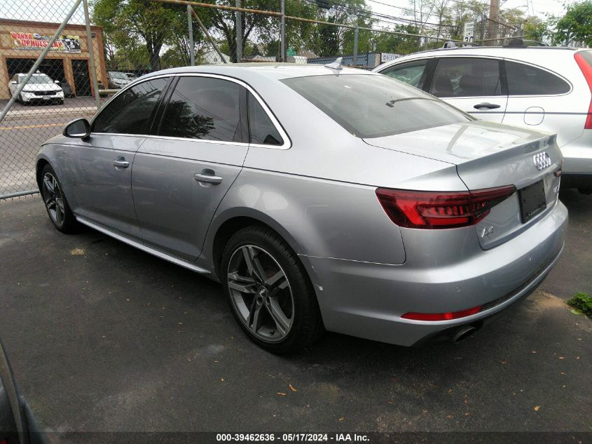 WAUENAF40JA110529 | 2018 AUDI A4