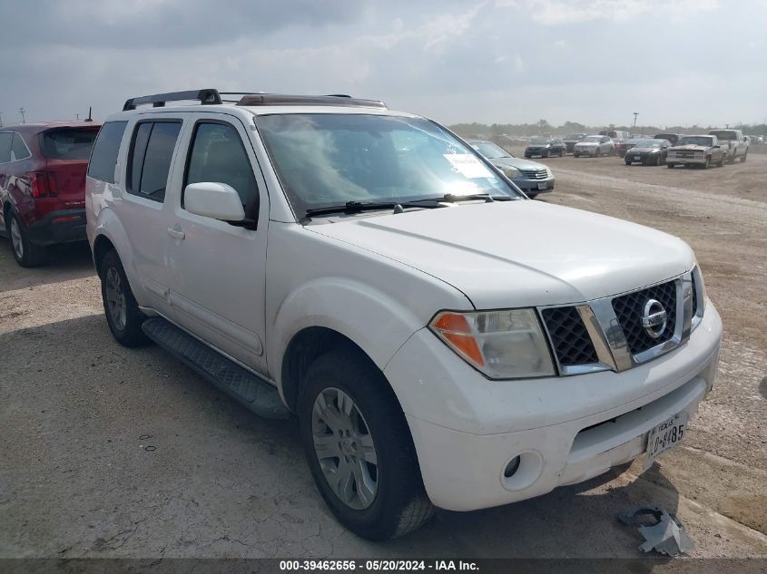 2006 Nissan Pathfinder Le VIN: 5N1AR18W26C648547 Lot: 39462656