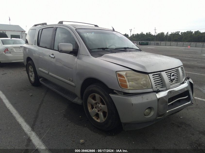 2007 Nissan Armada Se VIN: 5N1BA08A17N720984 Lot: 39462666