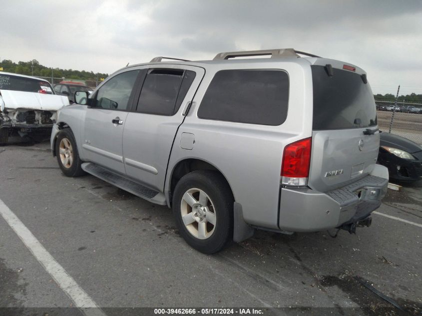 2007 Nissan Armada Se VIN: 5N1BA08A17N720984 Lot: 39462666