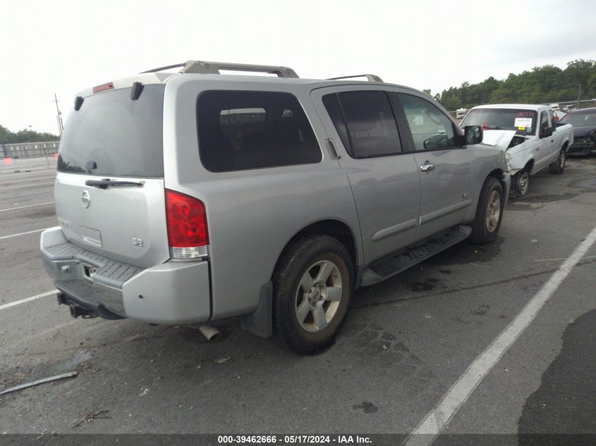 2007 Nissan Armada Se VIN: 5N1BA08A17N720984 Lot: 39462666
