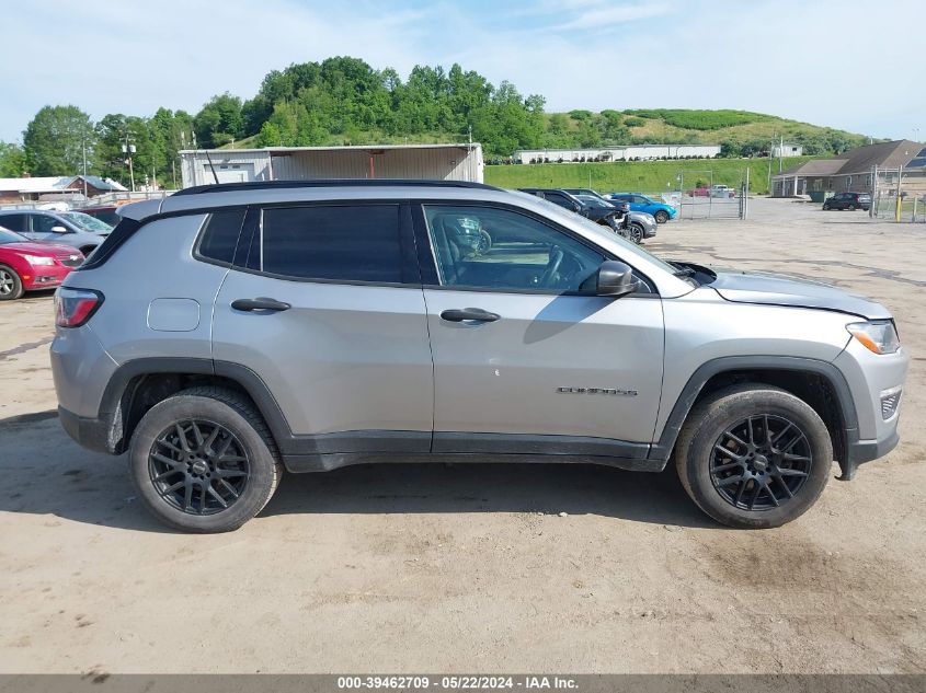 2018 Jeep Compass Sport 4X4 VIN: 3C4NJDAB6JT190952 Lot: 39462709