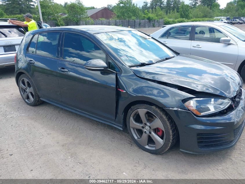 2015 Volkswagen Golf Gti 2.0T Autobahn 4-Door VIN: 3VW5T7AU7FM059279 Lot: 39462717