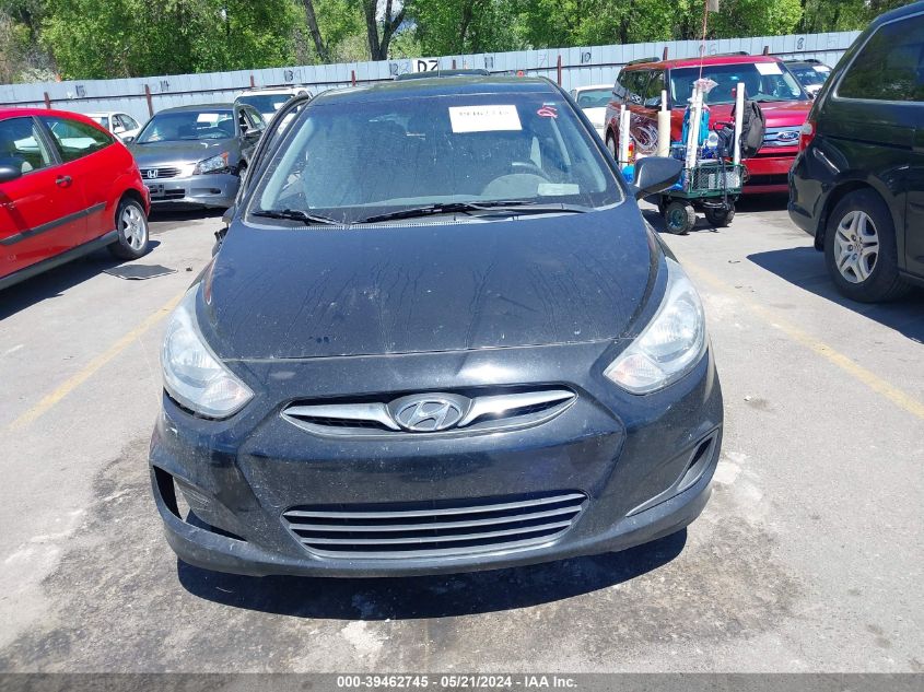 2012 Hyundai Accent Gs VIN: KMHCT5AEXCU055012 Lot: 39462745