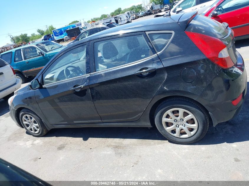 2012 Hyundai Accent Gs VIN: KMHCT5AEXCU055012 Lot: 39462745