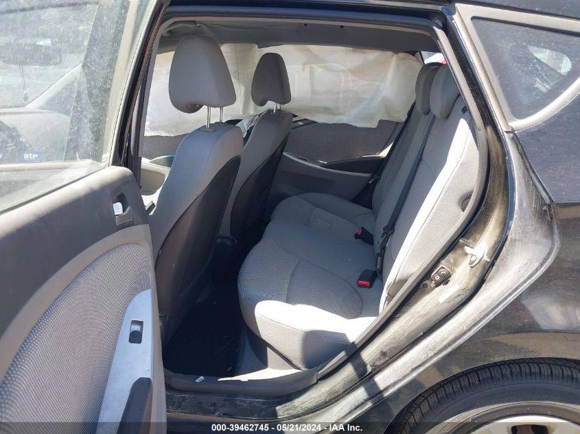 2012 Hyundai Accent Gs VIN: KMHCT5AEXCU055012 Lot: 39462745