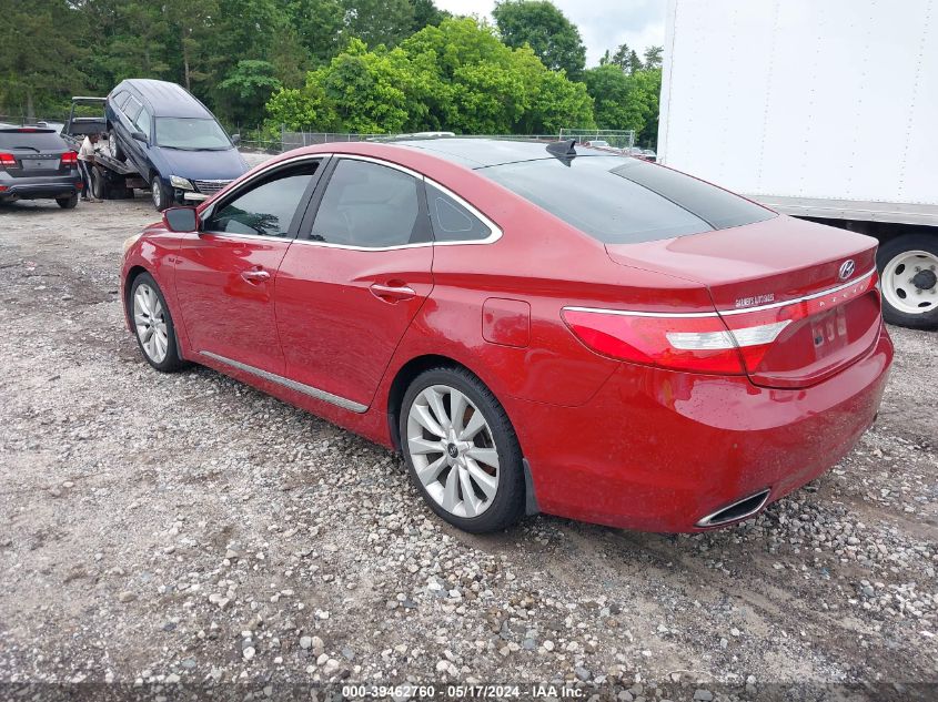 2013 Hyundai Azera VIN: KMHFH4JG4DA248284 Lot: 39462760