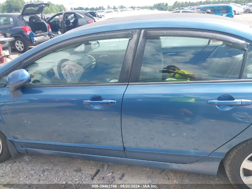 2009 Honda Civic Lx VIN: 2HGFA16589H535104 Lot: 39462766