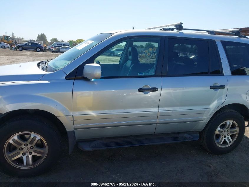 2004 Honda Pilot Ex-L VIN: 2HKYF18604H524905 Lot: 39462769