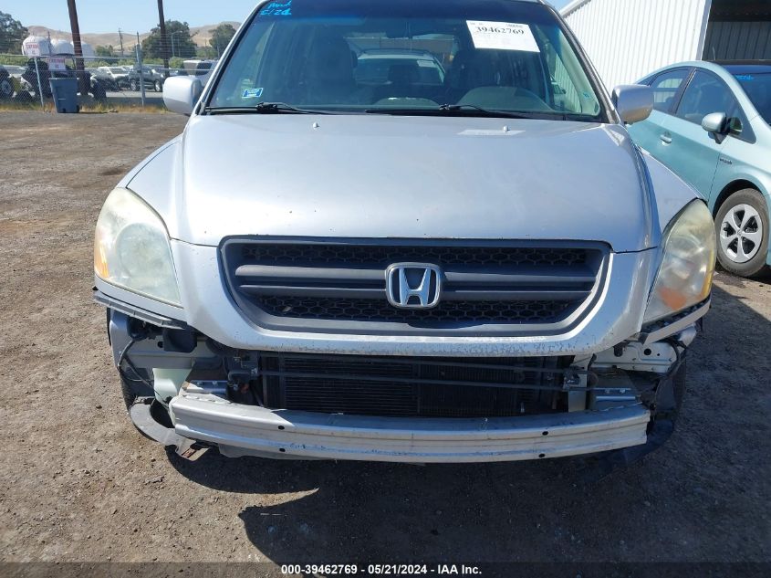 2004 Honda Pilot Ex-L VIN: 2HKYF18604H524905 Lot: 39462769