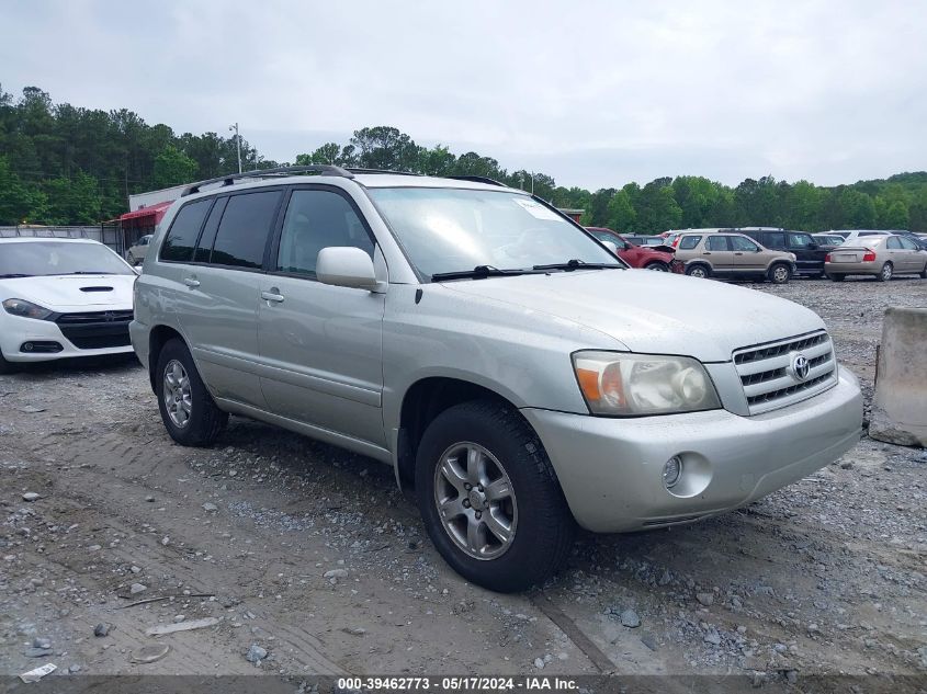 2004 Toyota Highlander V6 VIN: JTEDP21A440029065 Lot: 39462773