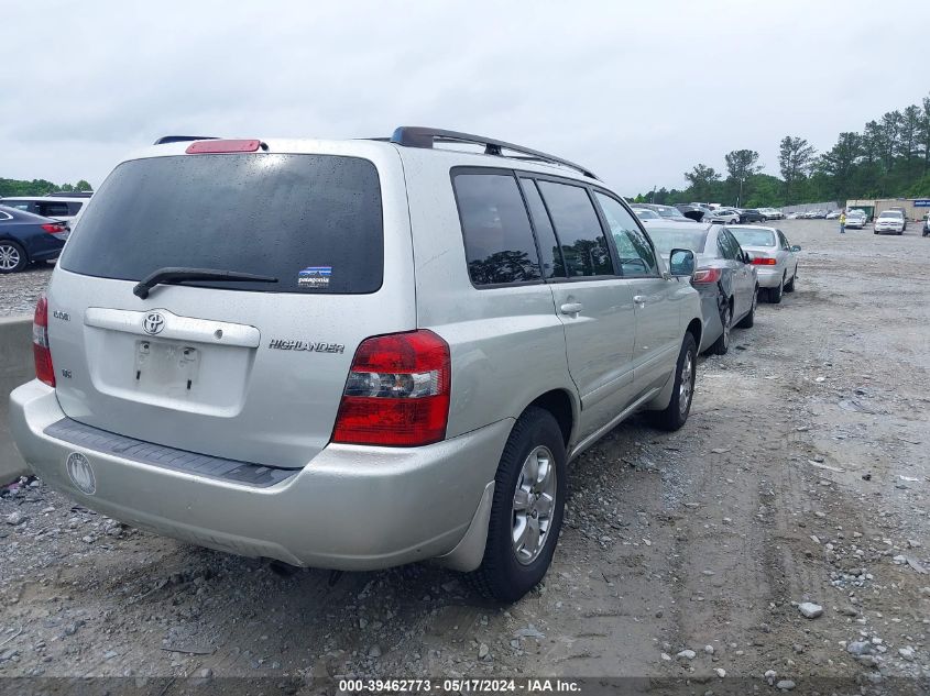 2004 Toyota Highlander V6 VIN: JTEDP21A440029065 Lot: 39462773