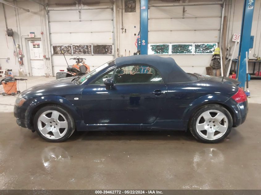 2002 Audi Tt 1.8L VIN: TRUUT28N721012928 Lot: 39462772