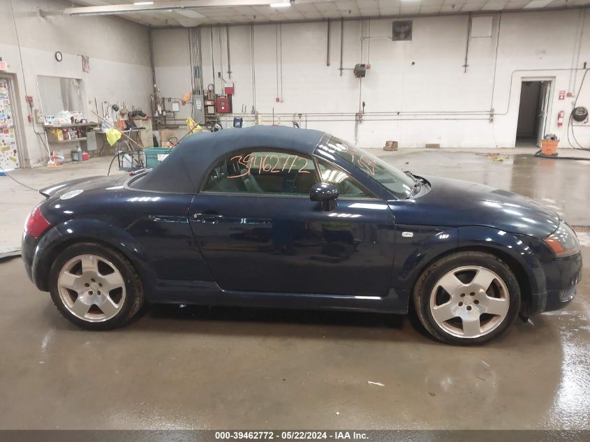 2002 Audi Tt 1.8L VIN: TRUUT28N721012928 Lot: 39462772