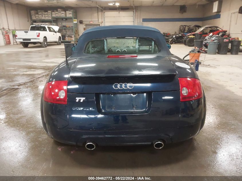 2002 Audi Tt 1.8L VIN: TRUUT28N721012928 Lot: 39462772