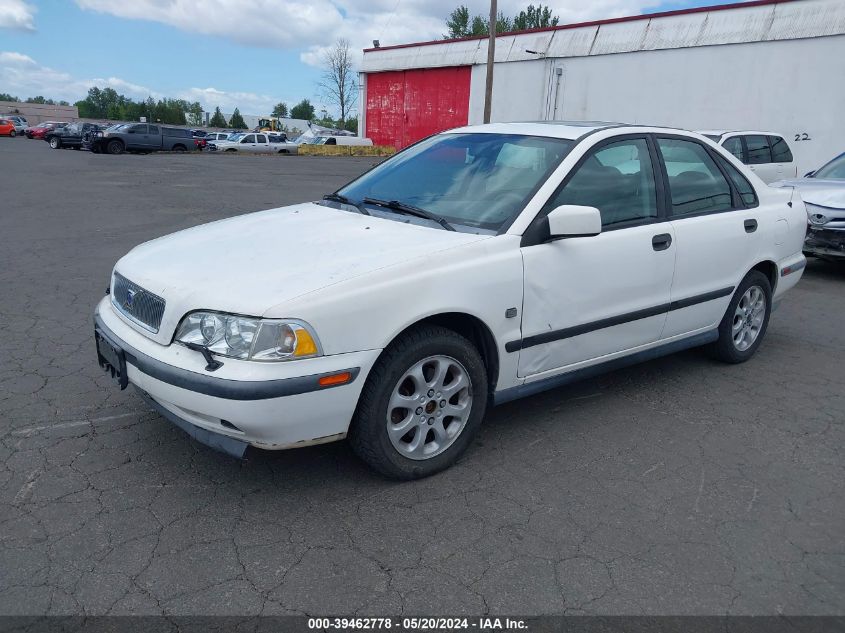 2000 Volvo S40 A/As VIN: YV1VS2554YF497587 Lot: 39462778