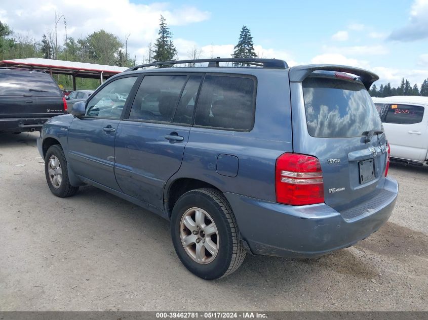 2003 Toyota Highlander Limited V6 VIN: JTEHF21A830103493 Lot: 39462781