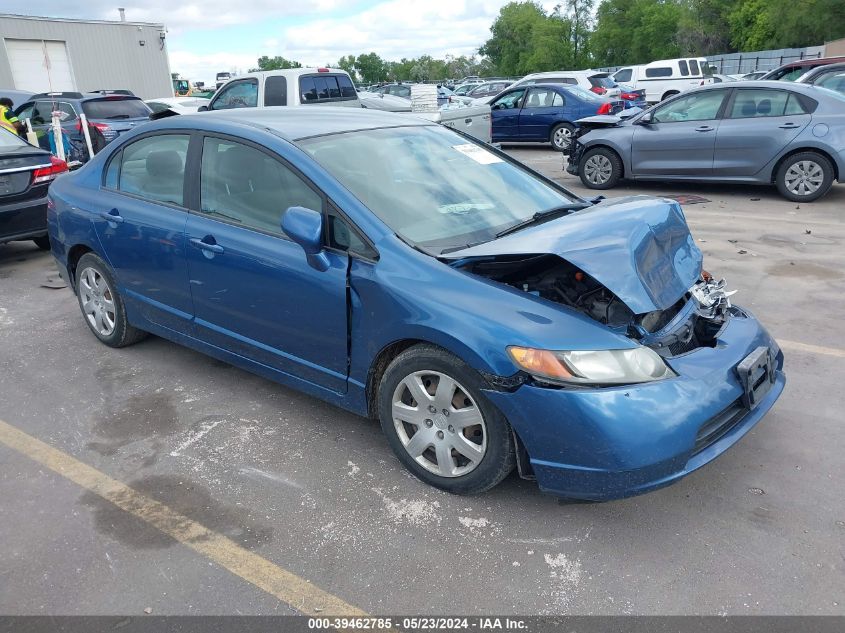 2007 Honda Civic Lx VIN: 1HGFA165X7L128367 Lot: 39462785