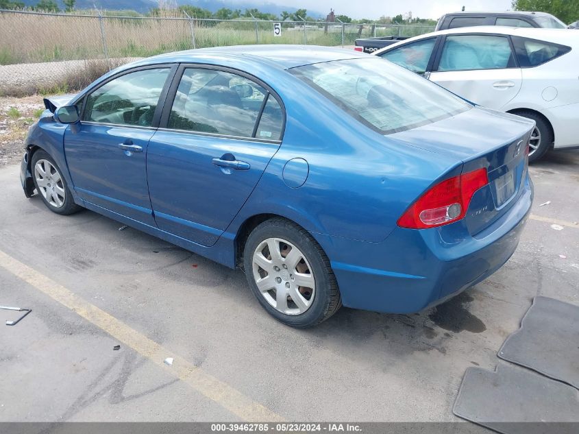 2007 Honda Civic Lx VIN: 1HGFA165X7L128367 Lot: 39462785