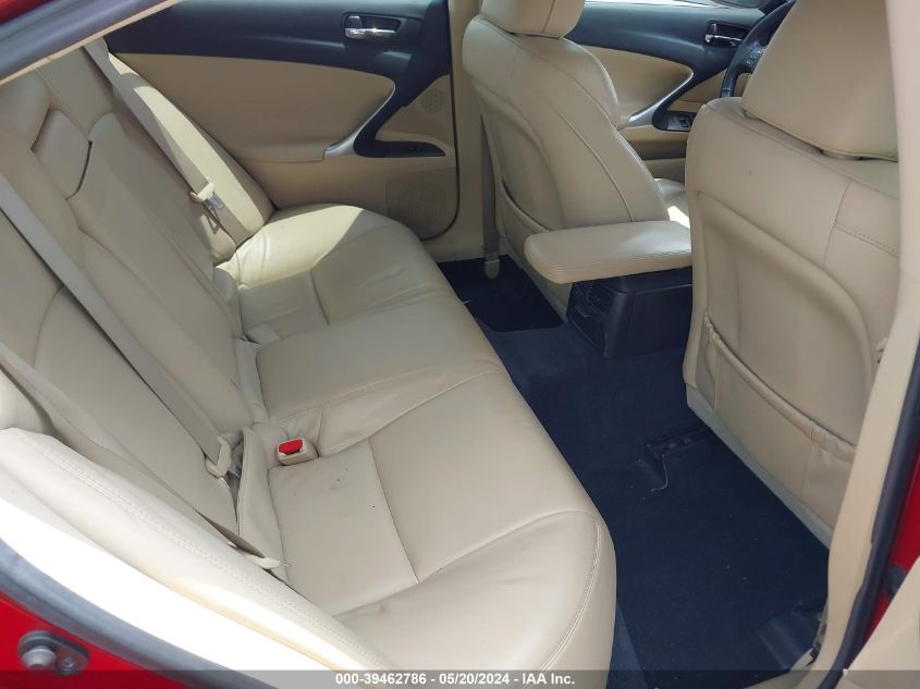 2008 Lexus Is 250 VIN: JTHBK262885053923 Lot: 39462786