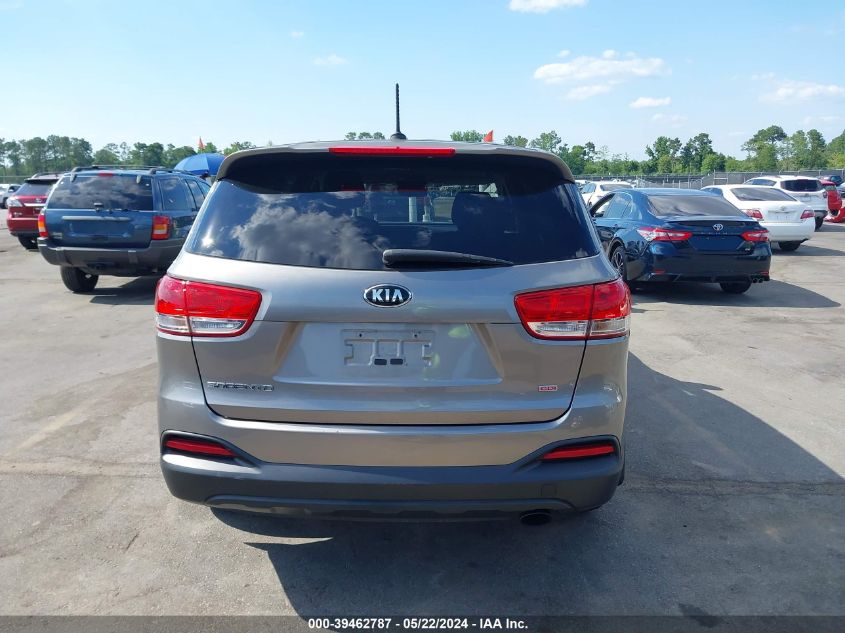 2016 Kia Sorento 2.4L L VIN: 5XYPG4A3XGG166248 Lot: 39462787