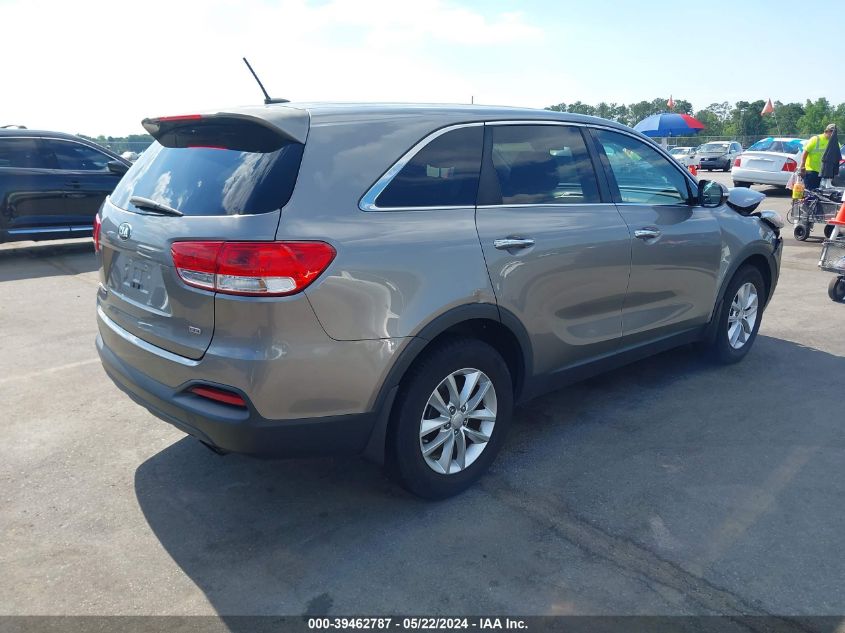 2016 Kia Sorento 2.4L L VIN: 5XYPG4A3XGG166248 Lot: 39462787