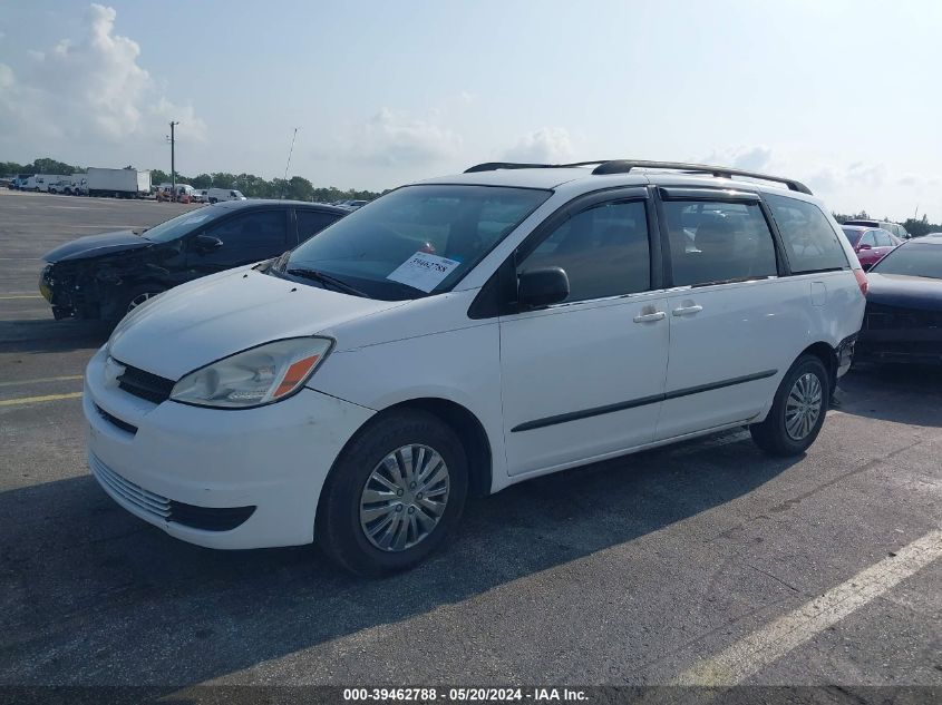 2004 Toyota Sienna Ce VIN: 5TDZA23C84S133372 Lot: 39462788