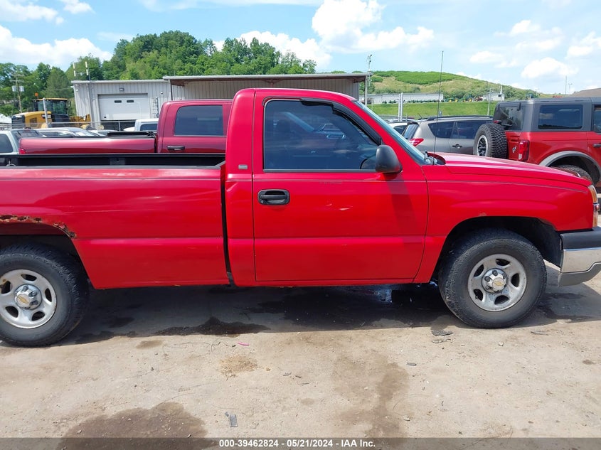 2004 Chevrolet Silverado 1500 Work Truck VIN: 1GCEK14V84E108600 Lot: 39462824