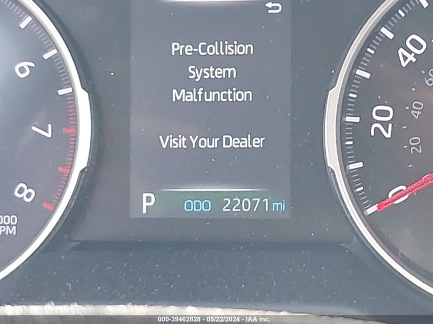 2022 Toyota Rav4 Le VIN: 2T3K1RFV8NC174190 Lot: 39462828