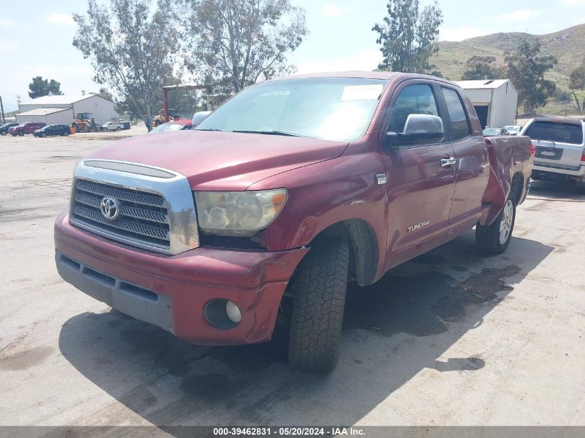 2007 Toyota Tundra Double Cab Limited VIN: 5TBRT58117S452127 Lot: 39462831