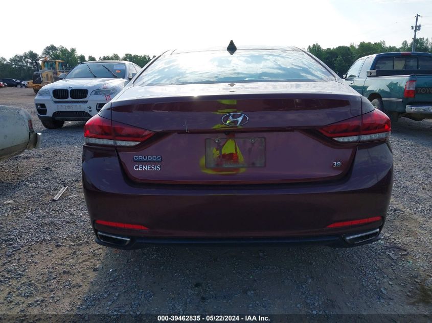 2016 Hyundai Genesis 3.8 VIN: KMHGN4JE3GU106734 Lot: 39462835