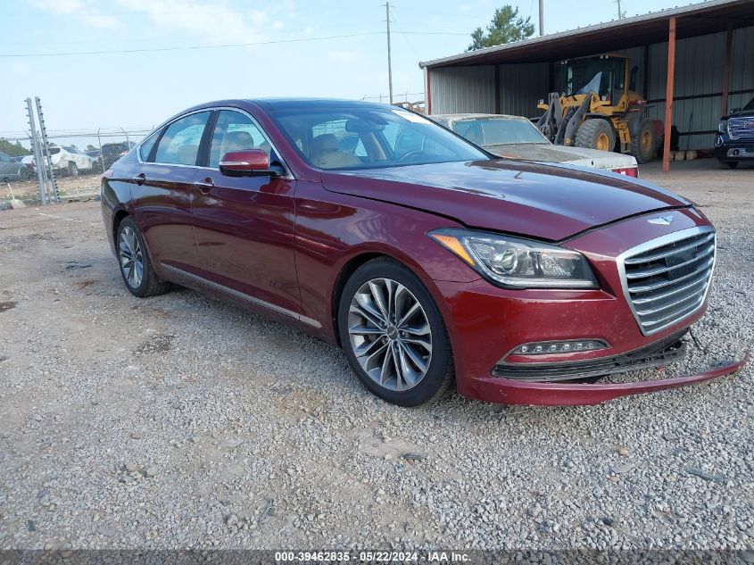 2016 Hyundai Genesis 3.8 VIN: KMHGN4JE3GU106734 Lot: 39462835