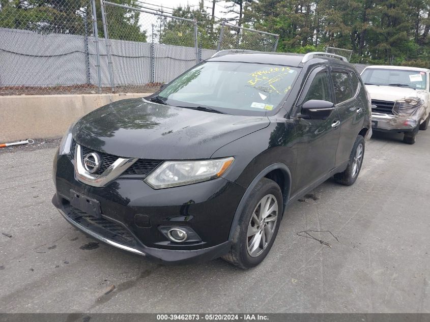 VIN 5N1AT2MV1EC756256 2014 Nissan Rogue, SL no.2