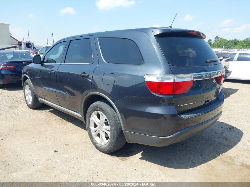 2013 Dodge Durango Sxt VIN: 1C4RDHAG7DC692431 Lot: 39462874