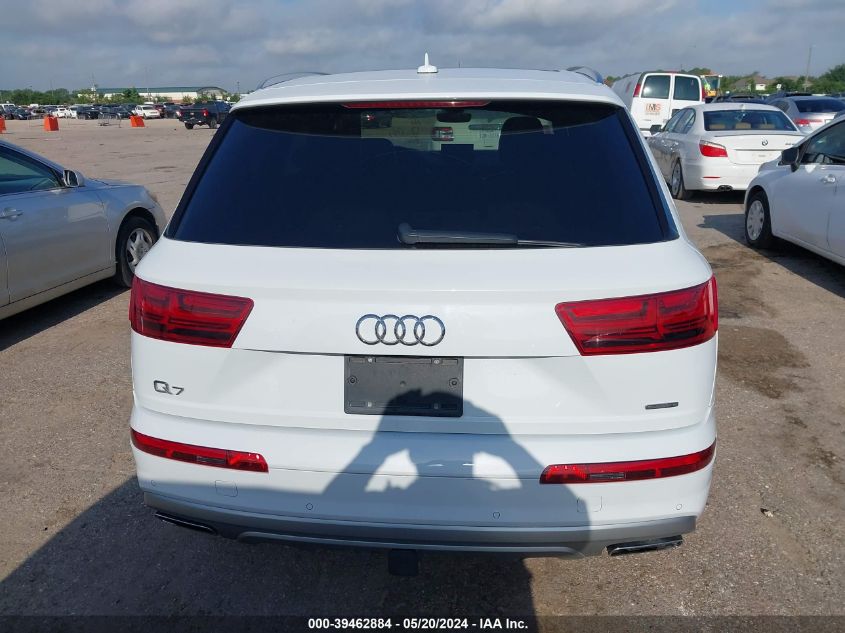 2018 Audi Q7 2.0T Premium VIN: WA1LHAF74JD020983 Lot: 39462884