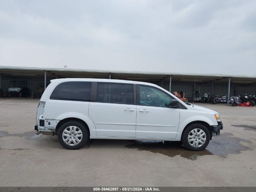 2017 Dodge Grand Caravan Se VIN: 2C4RDGBG5HR602571 Lot: 39462897