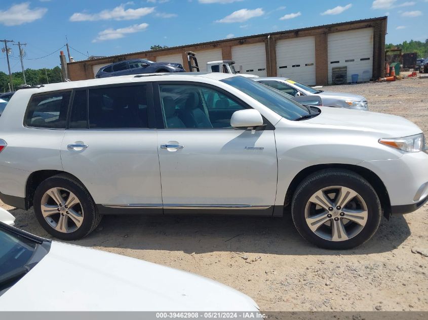 2012 Toyota Highlander Limited V6 VIN: 5TDDK3EH9CS100644 Lot: 39462908